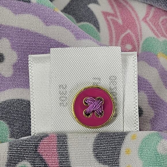 PETER MILLAR WOMEN'S PAISLEY ELEMENT WICKING PERFORMANCE POLO – SIZE SMALL - Picture 10 of 11